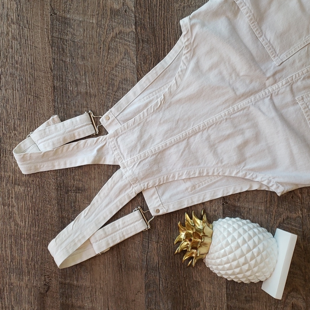 Zara Woman Premium Denim The Dungaree Overalls - Picture 7 of 9